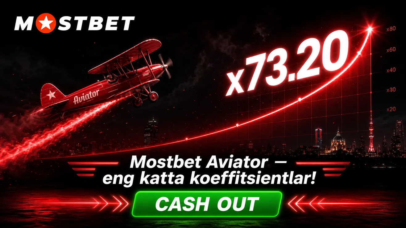 Mostbet Aviator — xush kelibsiz bonusi va bepul Aviator stavkalari
